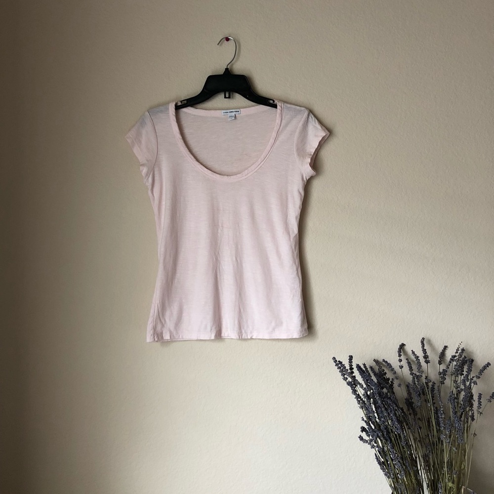 James Perse Soft Pink Top.